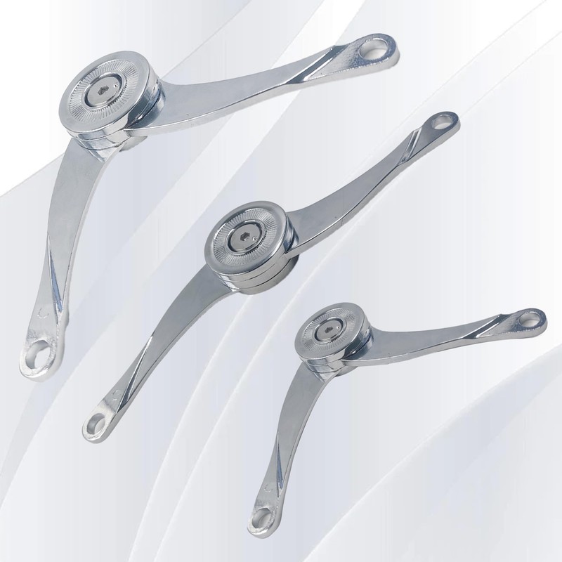 Runseaway 2Pcs Soft Close Lid Support Hinge, Zinc Alloy Lid