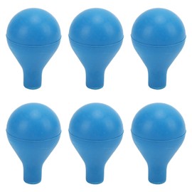 Rubber Suction Ball, Laboratory Bulbs for Tubes Droppers Pipettes, Blue, with Strong Elasticity and Safe Material, for Laboratory Use