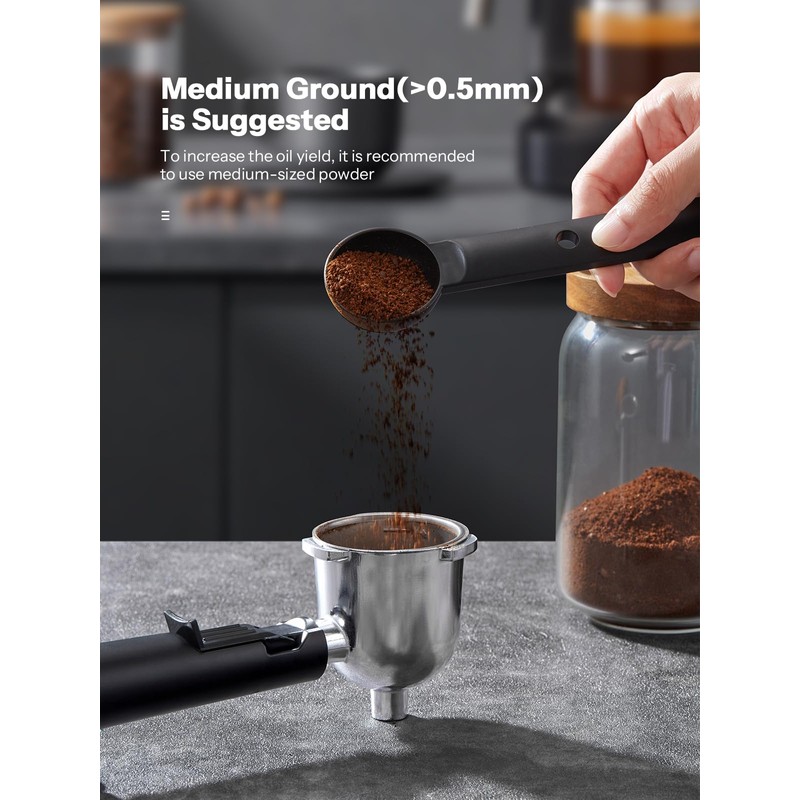 Reemix Espresso Machine 3.5 Bar, 800W Compact Size Coffee Maker