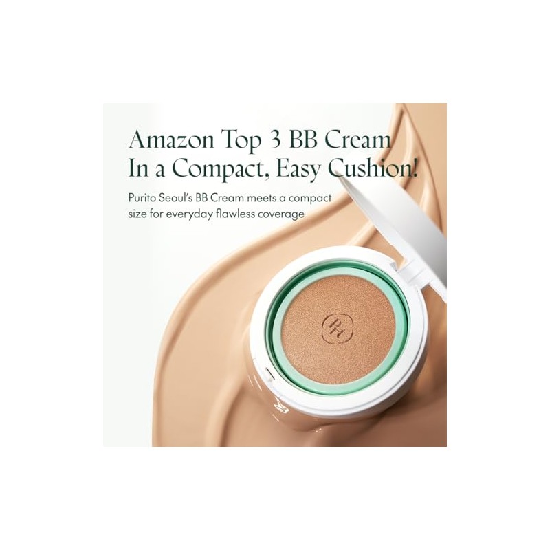 PURITO SEOUL Wonder Releaf Centella BB Cushion #21 Beige claro,