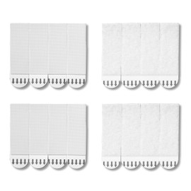 JELLYSUB 32 Pairs (64 Strips) Picture Mounting Strips, Picture Hangers for Picture Frames and Christmas Decorations, Picture Hanging without Drilling, Residue-Free Removal (Medium)