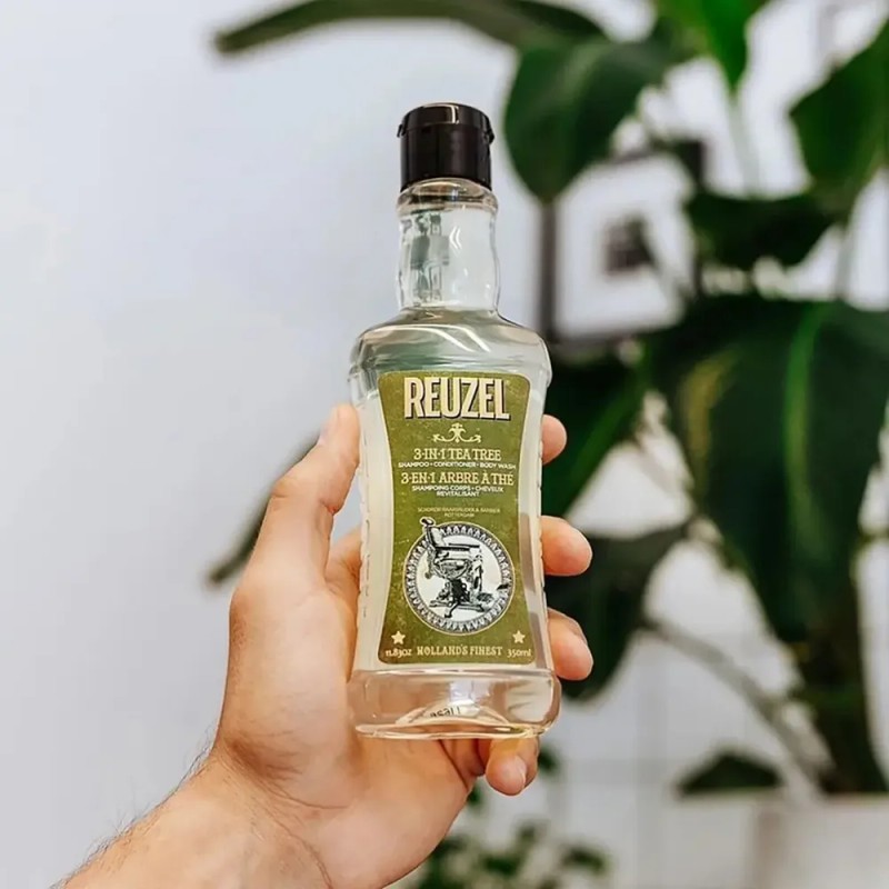 Reuzel Shampoo 3 En 1 Cabello Y Cuerpo Hidratante 350ml