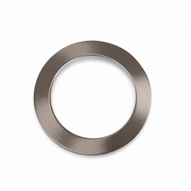 Round Metal Cover Satin Nickel for LED Panel Aura Round 12 W