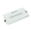 Logistic Sign System Glass Door Sign, Vitrum K2, Clamp Holder