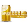 Zevia Zero Sugar Soda, Cream Soda, 12 oz Cans (24-Pack)