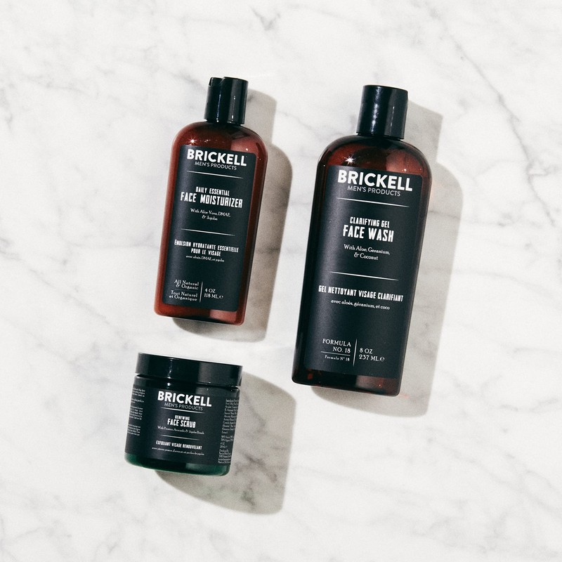 Brickell Men's Daily Advanced Face Care Routine I, Gel Facial