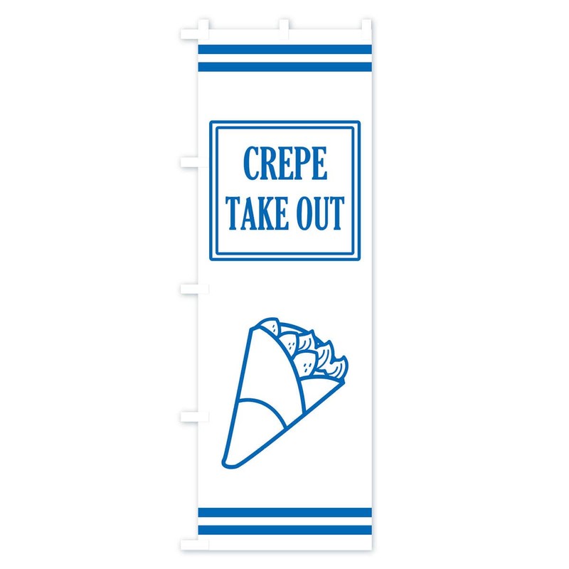 Crepe Streamer Flag (Regular 23.6 x 70.9 inches (60 x