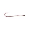 Tru-Turn Fish Hooks 868ZS-8 X-Long Shank Aberdeen Panfish Hooks, Blood