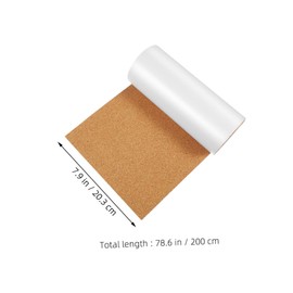 Operitacx Cork Drawer Liners Peel Stick Cork Sheets Roll Sound Non-Slip Surface Easy Maintenance for Kitchen Bathroom