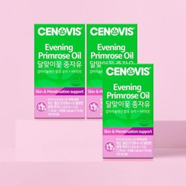 Senovis 갤러리아 달맞이꽃 종자유 감마리놀렌산 비타민E 90캡슐 3개 90일분 Galleria Evening Primrose Oil Gamma-Linolenic Acid Vitamin E 90 Capsules 3 Pack 90 Days Supply