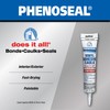 Phenoseal Does It All Vinyl Adhesive Caulk, Translucent, 5.5 oz