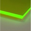 12" x 12" - 1/8" Acrylic Plexiglass Sheet fluorescent green