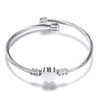 kelistom 316L Stainless Steel Love Heart Charm Bracelet for Women