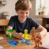JhavexToy 6PCS T-ung T-ung Sahur Figuren,Tralalero Tralala Figuren,3D-gedrucktes Italienisches Brainrot-Spielzeug,Collectible
