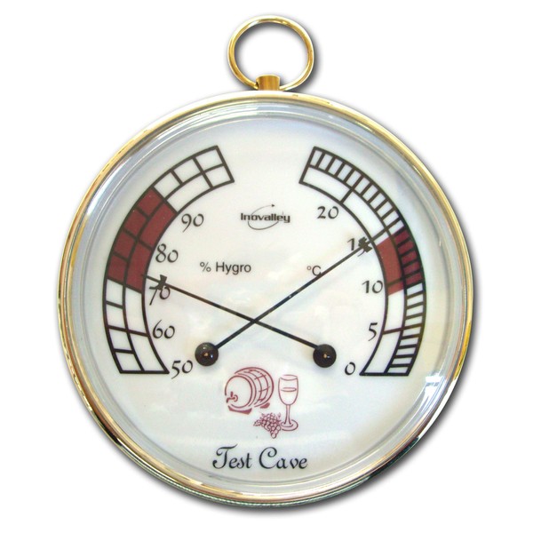 C. DIFFUSION - Hygrometer Round Dial of CAVE 10 cm*