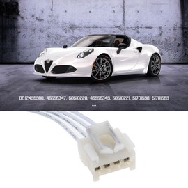 Car Rear Light Wiring Harness Plug 4 Pin 20 cm 12495980 46556347 Compatible with Fiat Punto Alfa Romeo 147