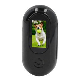 Cat Collar Camera, HD 1080P Pet Camera Collar, 120° Wide Angle Dog Tracker Collar, Mini Sport Action Camera, Portable Body Cam for Video Records, Cats, Dogs, Outdoor, Inoor (Black)