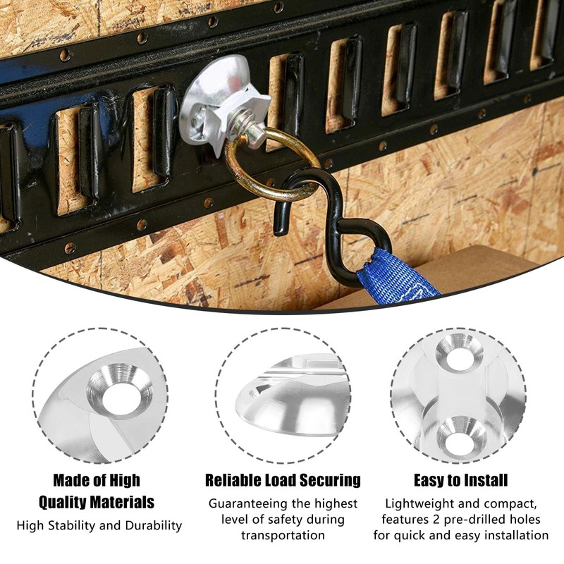 Pack of 10 Airline Rails Load Securing Lashing Point Fitting