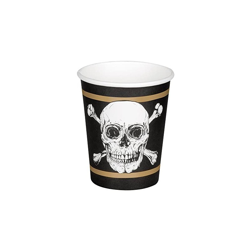 Boland 74212 Party Cups Pirates Pack of 10 210 ml