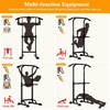 SogesPower Power Tower Dip Station Pull Up Bar for Home