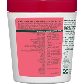 Garnier Hair Care Fructis Color Vibrancy Treat 1 Minute Hair Mask With Goji Extract, 13.5 Fluid Ounce