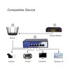 6 Port PoE Switch 1.2Gbps Ethernet Switch Unmanaged Plug and