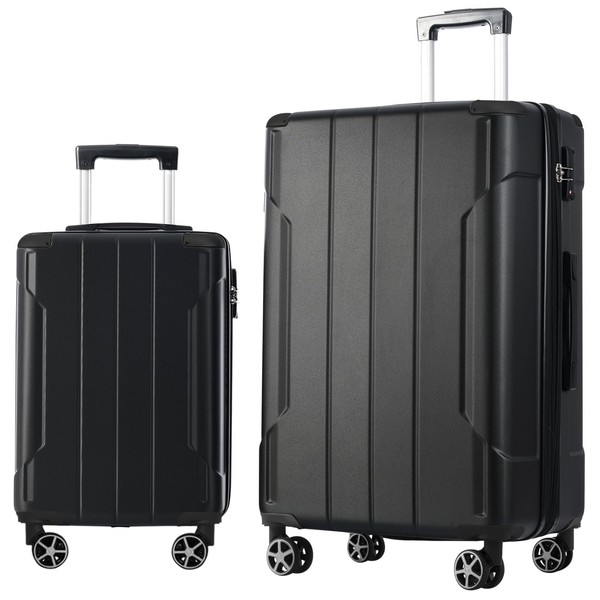 TREATLIFE HOME Travel Smart with Lightweight Expandable Luggage Set, Hardshell
