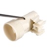 E14 Lamp Holder Plastic (PBT), Threaded Socket with Bracket, Socket