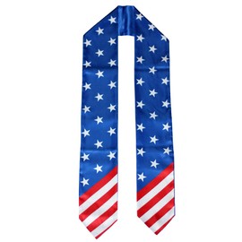 USA US American Flag Graduation Stole/Sash/Scarf