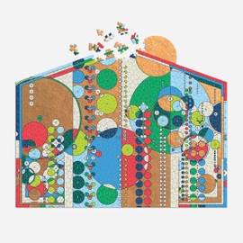 Galison Frank Lloyd Wright Midway Mural 750 Piece Foil Puzzle