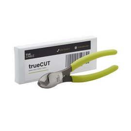 trueCABLE Heavy Duty Cable Cutters, Hardened Carbon Steel Tool, Cut Copper and Aluminum Wire Up to 1/0 AWG, Durable Construction, trueCUT