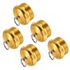PATIKIL 5pcs 20mm Diameter Fishing Rod End Cup Copper Plated
