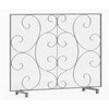Kingson Single Panel Decorative Fireplace Screen Stand Alone Cover Handcrafted