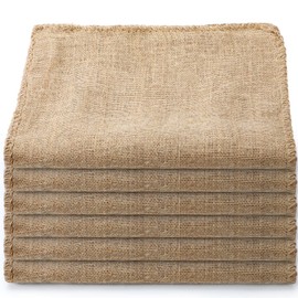 Windyun 6 Pack Potato Sacks Burlap Bags with Drawstring Natural Jute Reusable Root Vegetable Storage Bags Gunny Sack for Food Strong Race Bags for Birthday Party Game (18 x 24 Inch)