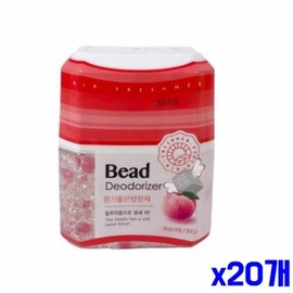 Gel type air freshener 200g peach scent x20 Indoor air freshener