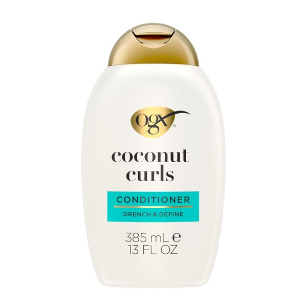 OGX Quenching + Coconut Curls Curl-Defining Conditioner, Nourishing Curly Hair