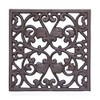 Cast Iron Decorative Square Kitchen Trivet