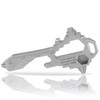 Herda Keychain Multi-tool,17 in 1 Stainless Steel Pocket Utility Gadget,Key
