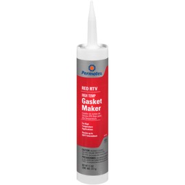 Permatex 81409 High-Temp Red RTV Silicone Gasket, 11 oz.