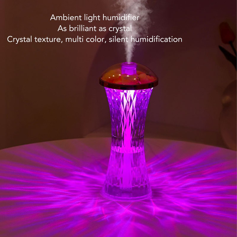 Ambient Light Humidifier Professional Quiet Colorful Lighting USB Desktop Humidifier