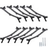 Bivethoi 10 Pack Twig Branch Drawer Handles Black Tree Branch