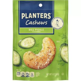 Planter's PLANTERS Whole Cashews Dill Pickle Flavored, Party Snacks, 5 Oz Bag