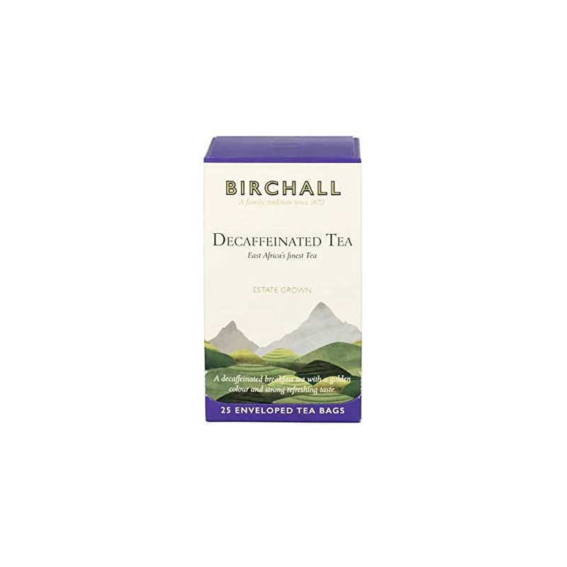 Birchall Premium Decaffeinated Tea 25 Enveloped Tea Bags
