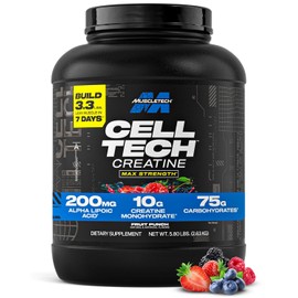 Suplemento nutricional de creatina en polvo Muscletech Cell Tech Performance Series para fisicoculturistas hardgainers, MT-CE-270-03, 1, 1            