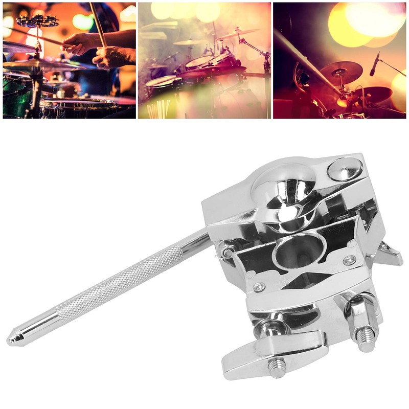 Tom Drum Rack, Silver Zinc Alloy Tom Drum Rack Mounting