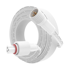 Norward Extension Cable for Govee Permanent Outdoor Lights, IP68 Waterproof Extension Cord, Compatible with Govee H705A H705B H705C and Other Outdoor Lighting Systems (16FT)