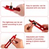 Tzdxfgl Contour Gauge Scribe Tool, Precise Profile Scribing Ruler with