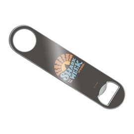 Shark Week Lino Sunset Stainless Steel Vinyl Covered Flat Bartender Speed Bar Bottle Opener