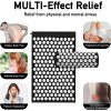 Shoptrendys Acupressure Mat & Pillow Massage Set For Neck Back