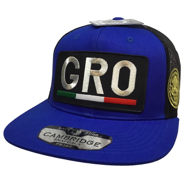 Mexico (GRO) Guerrero 2’’ a Lado hat Royal Black mesh